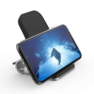 New Wireless Charger Stand Magnetic  Aluminium Alloy Desktop Mobile Phone Holder Wireless Phone Fast Charging